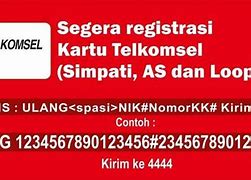 Registrasi Kartu Telkomsel Via Sms